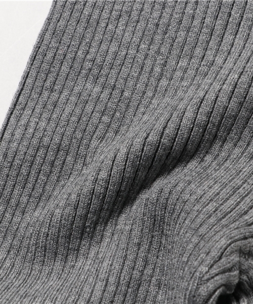 nino（ニノ）の「[130-140]リブレギンス（レギンス/スパッツ・キッズ・杢グレー/ブラック・130cm/140cm）」の5枚目の写真