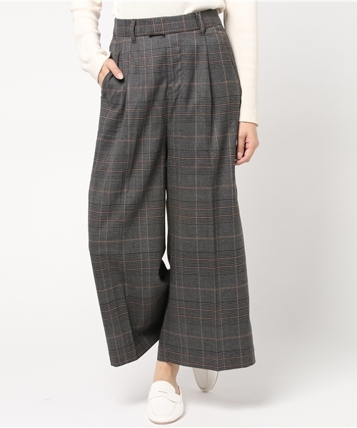 LBC（エルビーシー）の「チェックワイドパンツ                  （その他パンツ・レディース・チャコールグレー/ベージュ・MEDIUM/LARGE）」の13枚目の写真