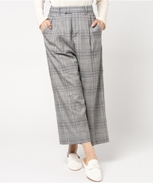 LBC | チェックワイドパンツ                  (その他パンツ)