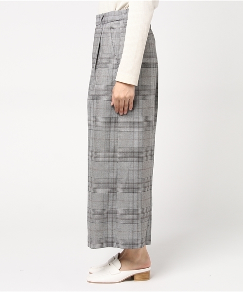 LBC（エルビーシー）の「チェックワイドパンツ                  （その他パンツ・レディース・チャコールグレー/ベージュ・MEDIUM/LARGE）」の8枚目の写真