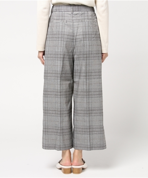 LBC（エルビーシー）の「チェックワイドパンツ                  （その他パンツ・レディース・チャコールグレー/ベージュ・MEDIUM/LARGE）」の3枚目の写真