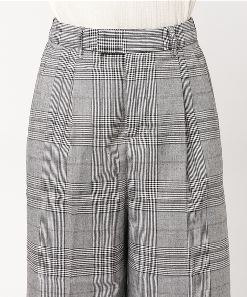 LBC（エルビーシー）の「チェックワイドパンツ                  （その他パンツ・レディース・チャコールグレー/ベージュ・MEDIUM/LARGE）」の11枚目の写真