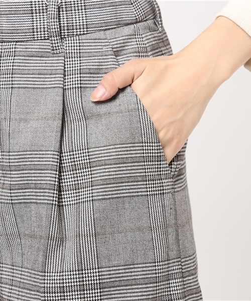 LBC（エルビーシー）の「チェックワイドパンツ                  （その他パンツ・レディース・チャコールグレー/ベージュ・MEDIUM/LARGE）」の6枚目の写真