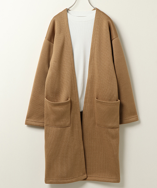 VENCEEXCHANGE（ヴァンスエクスチェンジ）の「ニットフリーストッパー                    （カーディガン/ボレロ・レディース・ライトブラウン/グレー/ネイビー/その他31・MEDIUM）」の3枚目の写真