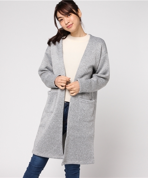 VENCEEXCHANGE（ヴァンスエクスチェンジ）の「ニットフリーストッパー                    （カーディガン/ボレロ・レディース・ライトブラウン/グレー/ネイビー/その他31・MEDIUM）」の17枚目の写真