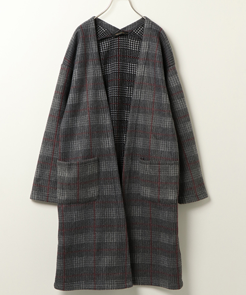 VENCEEXCHANGE（ヴァンスエクスチェンジ）の「ニットフリーストッパー                    （カーディガン/ボレロ・レディース・ライトブラウン/グレー/ネイビー/その他31・MEDIUM）」の13枚目の写真