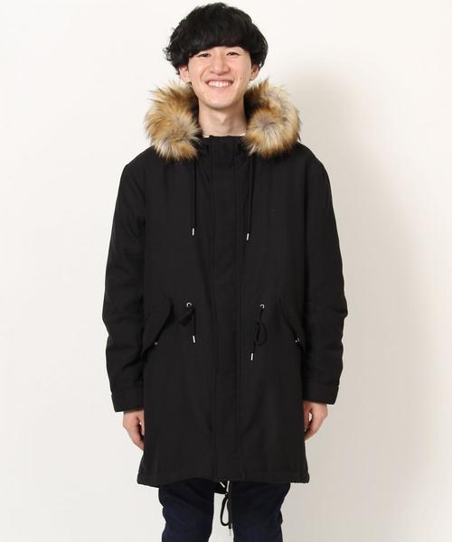 coen（コーエン）の「中綿モッズコート（モッズコート・メンズ・ダークグリーン/ブラック・LARGE/X-LARGE/MEDIUM/SMALL）」の18枚目の写真