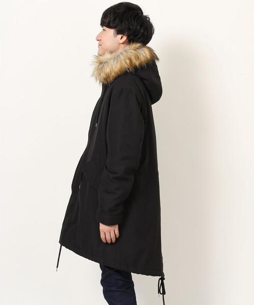 coen（コーエン）の「中綿モッズコート（モッズコート・メンズ・ダークグリーン/ブラック・LARGE/X-LARGE/MEDIUM/SMALL）」の19枚目の写真