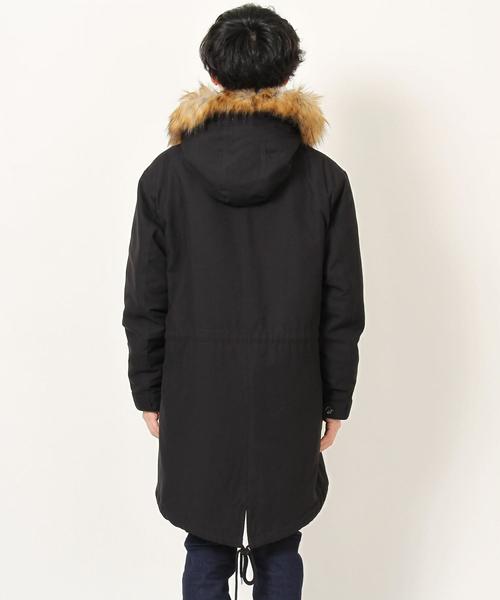 coen（コーエン）の「中綿モッズコート（モッズコート・メンズ・ダークグリーン/ブラック・LARGE/X-LARGE/MEDIUM/SMALL）」の20枚目の写真