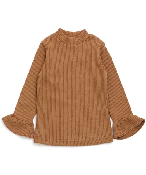 apres les cours（アプレレクール）の「袖フレアリブTシャツ(機能性)（Tシャツ/カットソー・キッズ・ブラック/キャメル/ラベンダー/アイボリー・80/130/140/100/110/120/90）」の13枚目の写真