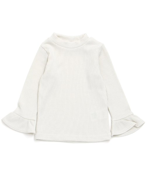 apres les cours（アプレレクール）の「袖フレアリブTシャツ(機能性)（Tシャツ/カットソー・キッズ・ブラック/キャメル/ラベンダー/アイボリー・80/130/140/100/110/120/90）」の19枚目の写真