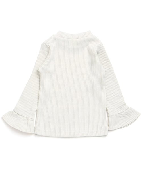 apres les cours（アプレレクール）の「袖フレアリブTシャツ(機能性)（Tシャツ/カットソー・キッズ・ブラック/キャメル/ラベンダー/アイボリー・80/130/140/100/110/120/90）」の7枚目の写真