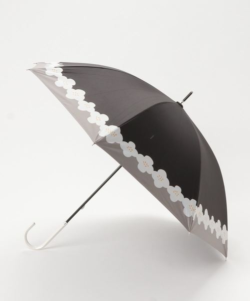 SESTO（セスト）の「紫外線カット率99.9％以上。PUコーティング加工の裾花柄日傘（長傘・レディース・ブラック/ネイビー・FREE）」の11枚目の写真