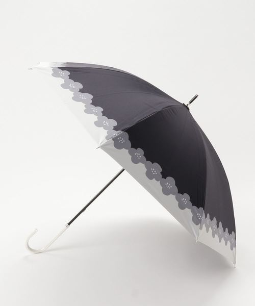 SESTO（セスト）の「紫外線カット率99.9％以上。PUコーティング加工の裾花柄日傘（長傘・レディース・ブラック/ネイビー・FREE）」の12枚目の写真