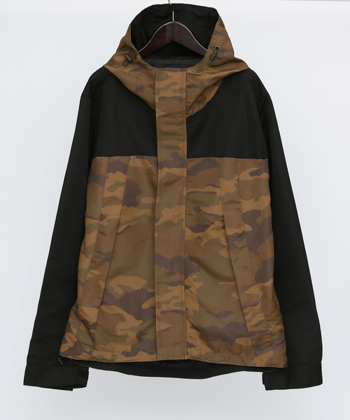 MONO-MART（モノマート）の「タスラン加工マウンテンパーカー/切替 ナイロンジャケット（マウンテンパーカー・メンズ・ブラック/ベージュ/ネイビー/レッド/カモフラージュ/ベージュ系その他/グリーン系その他/ブルー系その他/イエロー系その他/ブラック系その他/イエロー/グリーン系その他2/ダークグリーン/カーキ/レッド系その他・M/L）」の22枚目の写真