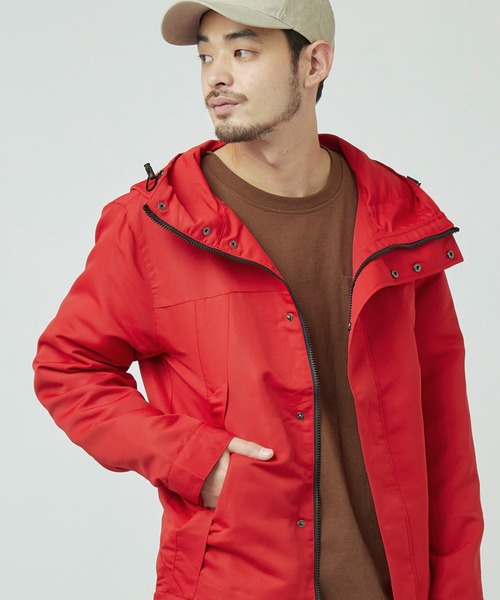 MONO-MART（モノマート）の「タスラン加工マウンテンパーカー/切替 ナイロンジャケット（マウンテンパーカー・メンズ・ブラック/ベージュ/ネイビー/レッド/カモフラージュ/ベージュ系その他/グリーン系その他/ブルー系その他/イエロー系その他/ブラック系その他/イエロー/グリーン系その他2/ダークグリーン/カーキ/レッド系その他・M/L）」の13枚目の写真