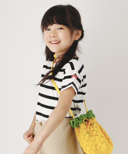 オーガニックコットン ボーダー半袖Tシャツ オーガニックコットン ボーダー半袖Tシャツ