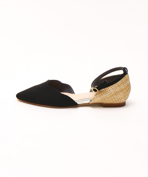 PICHE ABAHOUSE（ピシェ アバハウス）の「【WEB別注】フラワーカットセパレートパンプス（パンプス・レディース・レッド/ブラック/その他2/シルバー・38/36/35/39/37）」の6枚目の写真