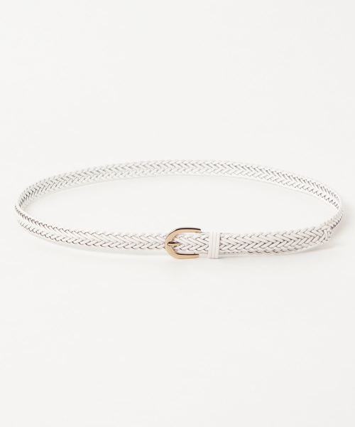 Andemiu（アンデミュウ）の「エコレザーメッシュベルト789090（ベルト・レディース・ホワイト/イエロー/ブラック/ブラウン・FREE）」の6枚目の写真