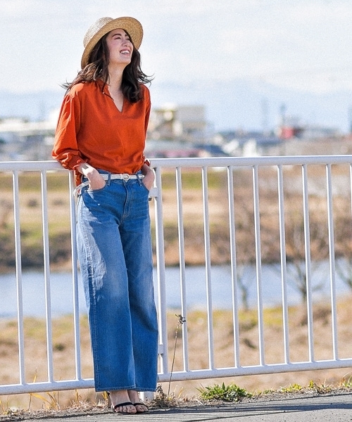 Andemiu（アンデミュウ）の「エコレザーメッシュベルト789090（ベルト・レディース・ホワイト/イエロー/ブラック/ブラウン・FREE）」の14枚目の写真