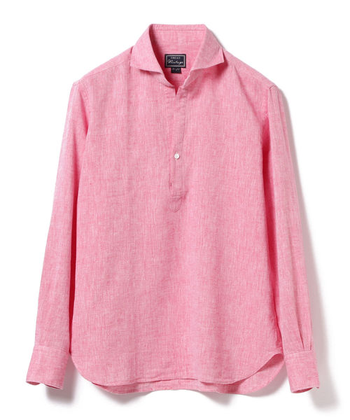 ORIAN Vintage リネンコットン プルオーバーシャツ sizeS ORIAN / リネンコットン プルオーバー シャツ（シャツ/ブラウス