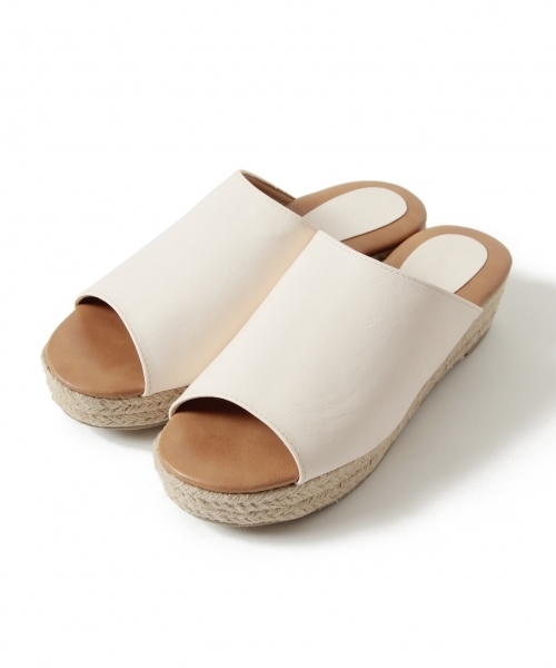 PAGEBOY(ページボーイ)の「ジュートウェッジサンダル(サンダル・レディース・キャメル/ブラック/オフホワイト・LARGE/MEDIUM)」の16枚目の写真