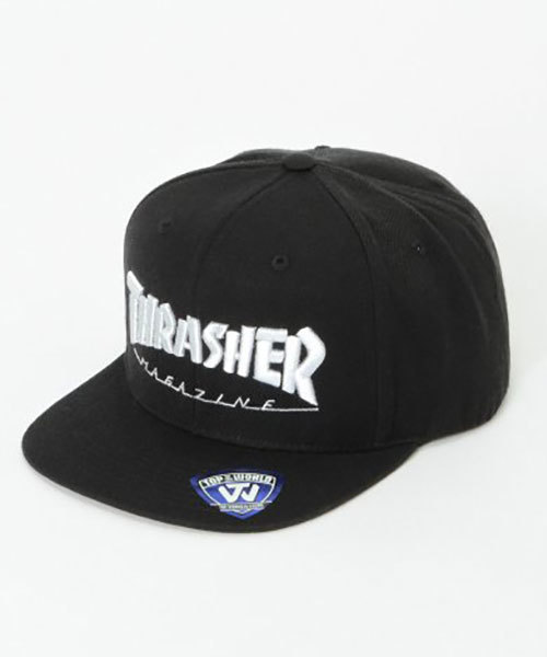 THRASHER(スラッシャー)の「THRASHER スラッシャー ロゴキャップ(キャップ・メンズ・ホワイト/ブラック/ライム・フリー)」の3枚目の写真