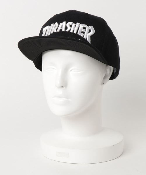 THRASHER(スラッシャー)の「THRASHER スラッシャー ロゴキャップ(キャップ・メンズ・ホワイト/ブラック/ライム・フリー)」の6枚目の写真