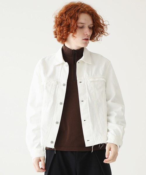 Name.（ネーム）の「【Name.】3rd TYPE DENIM G-JKT（デニムジャケット・メンズ・サックスブルー/ホワイト・0/1）」の2枚目の写真