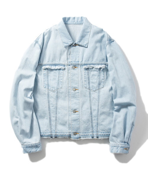 Name.（ネーム）の「【Name.】3rd TYPE DENIM G-JKT（デニムジャケット・メンズ・サックスブルー/ホワイト・0/1）」の4枚目の写真