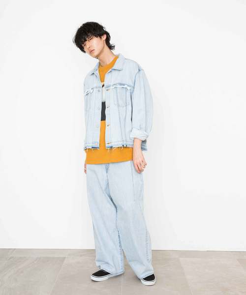 Name.（ネーム）の「【Name.】3rd TYPE DENIM G-JKT（デニムジャケット・メンズ・サックスブルー/ホワイト・0/1）」の8枚目の写真