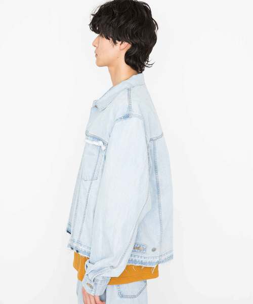 Name.（ネーム）の「【Name.】3rd TYPE DENIM G-JKT（デニムジャケット・メンズ・サックスブルー/ホワイト・0/1）」の10枚目の写真