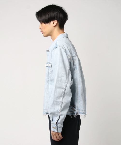 Name.（ネーム）の「【Name.】3rd TYPE DENIM G-JKT（デニムジャケット・メンズ・サックスブルー/ホワイト・0/1）」の17枚目の写真