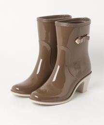 Balancoire（ブランコアール）の「【完全防水】ヒールアップレインブーツ（レインシューズ）」