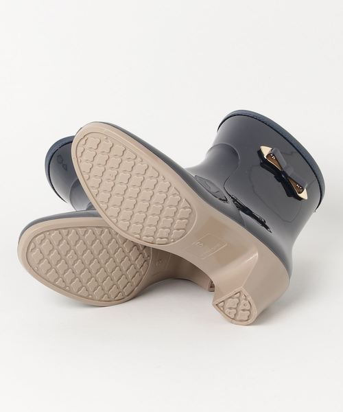 Balancoire（ブランコアール）の「【完全防水】ヒールアップレインブーツ（レインシューズ・レディース・ネイビー/ライトブラウン/ブラック/ダークネイビー/グレー・LL/L/M/S）」の7枚目の写真