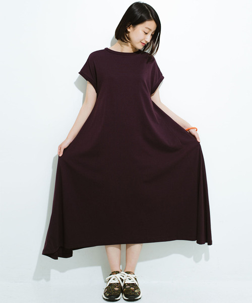 Haco ハコ の ゆるシルエットがかわいい カットソーのビッグワンピース ワンピース Wear