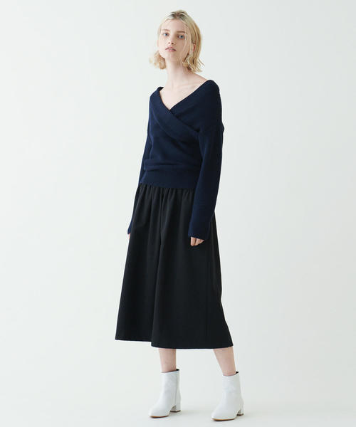 BALLSEY(ボールジィ)の「ブライトナイロン ヨークギャザースカート(スカート・レディース・ブラック/ブラウン/グリーン/ライトパープル・40/36/34/32)」の9枚目の写真