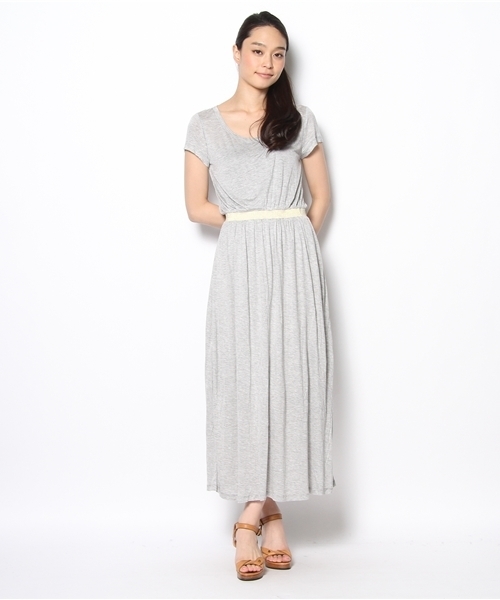 CIAOPANIC TYPY(チャオパニックティピー)の「ラメマキシワンピース(ワンピース・レディース・ホワイト/グレー・FREE)」の9枚目の写真