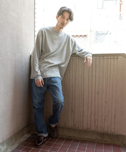 ROOPTOKYO(ループトウキョウ)の「TC サーマル長袖カットソー(Tシャツ/カットソー・レディース・ホワイト/ブラック/グレー/ネイビー・S/M/L)」の9枚目の写真