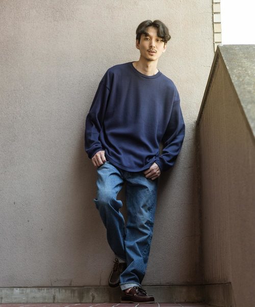 ROOPTOKYO(ループトウキョウ)の「TC サーマル長袖カットソー(Tシャツ/カットソー・レディース・ホワイト/ブラック/グレー/ネイビー・S/M/L)」の10枚目の写真