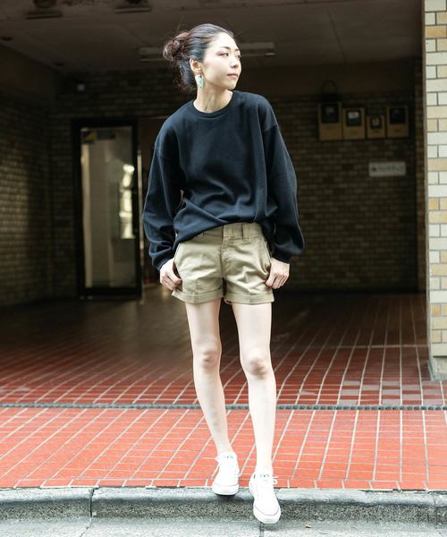 ROOPTOKYO(ループトウキョウ)の「TC サーマル長袖カットソー(Tシャツ/カットソー・レディース・ホワイト/ブラック/グレー/ネイビー・S/M/L)」の12枚目の写真