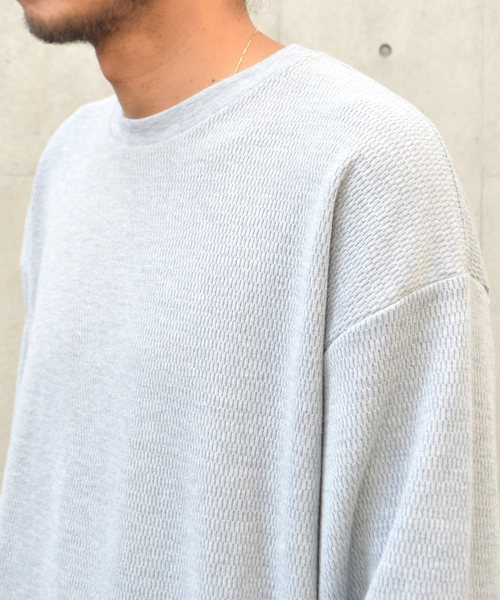 ROOPTOKYO(ループトウキョウ)の「TC サーマル長袖カットソー(Tシャツ/カットソー・レディース・ホワイト/ブラック/グレー/ネイビー・S/M/L)」の19枚目の写真