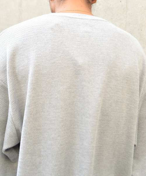 ROOPTOKYO(ループトウキョウ)の「TC サーマル長袖カットソー(Tシャツ/カットソー・レディース・ホワイト/ブラック/グレー/ネイビー・S/M/L)」の21枚目の写真