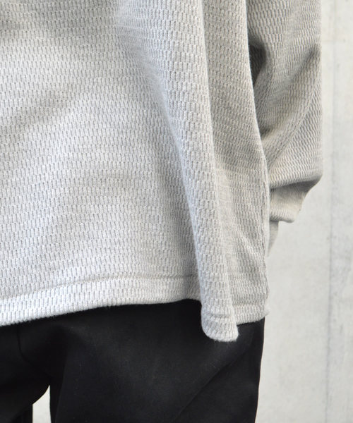 ROOPTOKYO(ループトウキョウ)の「TC サーマル長袖カットソー(Tシャツ/カットソー・レディース・ホワイト/ブラック/グレー/ネイビー・S/M/L)」の22枚目の写真