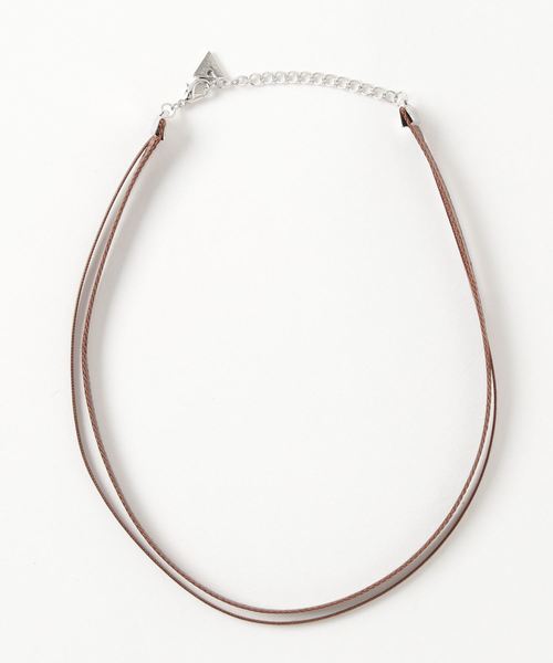 EMODA（エモダ）の「Wラインチョーカー（チョーカー・レディース・ブラック/ブラウン・FREE）」の2枚目の写真
