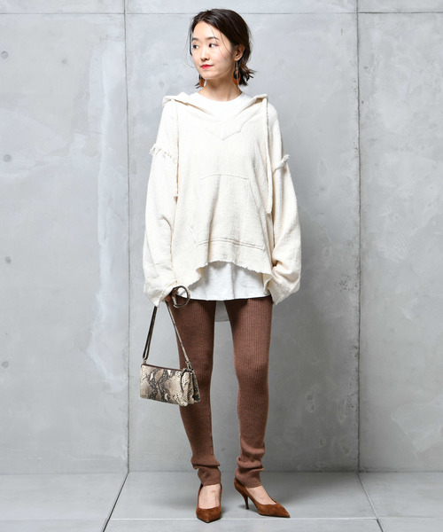 DouDou(ドゥドゥ)の「メキシカンパーカー(Tシャツ/カットソー・レディース・ブラック/ブラウン/オフホワイト/アイボリー・FREE)」の18枚目の写真