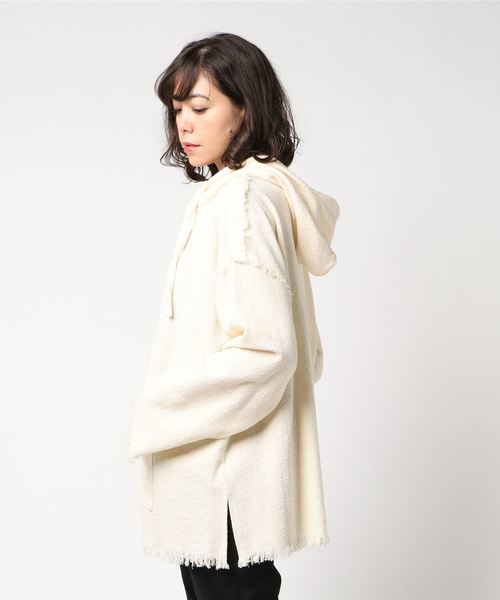 DouDou(ドゥドゥ)の「メキシカンパーカー(Tシャツ/カットソー・レディース・ブラック/ブラウン/オフホワイト/アイボリー・FREE)」の5枚目の写真