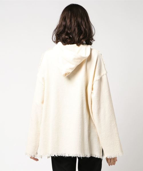 DouDou(ドゥドゥ)の「メキシカンパーカー(Tシャツ/カットソー・レディース・ブラック/ブラウン/オフホワイト/アイボリー・FREE)」の6枚目の写真