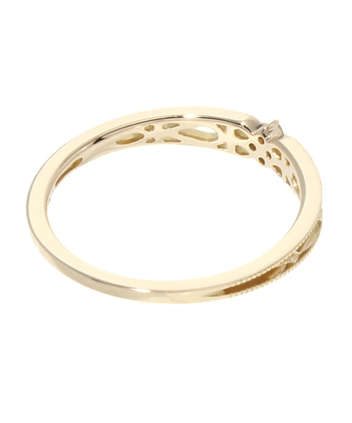 美品 agete K10リング 11号 透かし アイアンワーク レース 希少 美品 agete K10リング 11号 透かし アイアンワーク レース 希少 agete