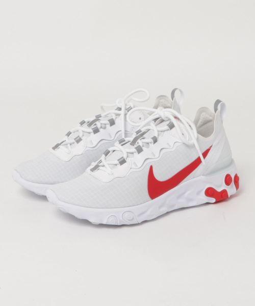 NIKE REACT ELEMENT 55 SE (WHITE/UNIV RED) 【SP】 NIKE REACT ELEMENT 55 SE (WHITE/UNIV RED) 【SP】